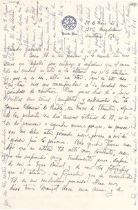 [Carta] 1951 mayo 29, Santurce, Puerto Rico [a] Gabriela Mistral