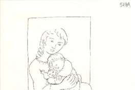 [Tarjeta] 1952 dic., Puerto Rico [a] Gabriela Mistral