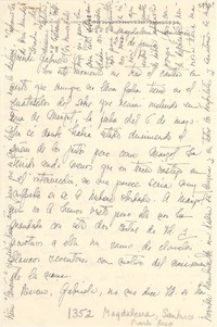 [Carta] jun. 27, Santurce, Puerto Rico [a] Gabriela Mistral