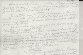 [Carta] [a] Palma Guillén