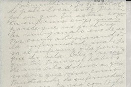 [Carta] [a] Palma Guillén
