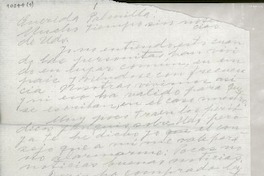 [Carta] [a] Palma Guillén