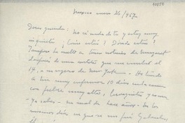 [Carta] 1957 ene. 26, México [a] Doris Dana