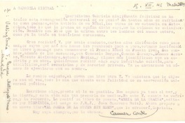 [Carta] 1945 dic. 15, Madrid [a] Gabriela Mistral