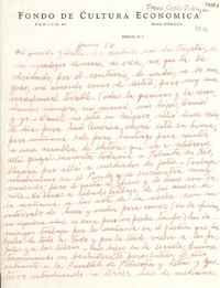 [Carta] [1946] jun. 20, [México D.F.] [a] Gabriela [Mistral]