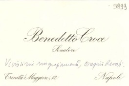 [Tarjeta] Nápoles [a] Gabriela Mistral