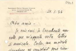 [Carta] 1936 ene. 21, Bonn, [Alemania] [a] [Gabriela Mistral]