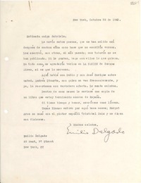 [Carta] 1943 oct. 28, New York [a] Gabriela Mistral