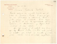 [Carta] 1934 mar. 24, [Madrid] [a] Gabriela Mistral