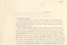 [Carta] 1952 ene. 23, [Santiago, Chile] [a] [Gabriela Mistral]