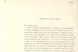 [Carta] 1952 jul. 25, Asís, [Italia] [a] [Gabriela Mistral]