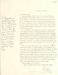 [Carta] 1951 jun. 2, [Santiago] [a] Gabriela Mistral