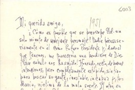 [Carta] 1951, [Santiago] [a] Gabriela Mistral