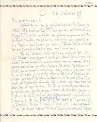 [Carta] 1952 oct. 26, [Santiago, Chile] [a] [Gabriela Mistral]