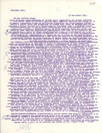 [Carta] 1951 nov. 12, [Santiago] [a] Gabriela Mistral