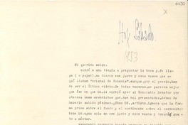 [Carta] [1952, Italia] [a] Gabriela Mistral