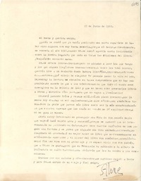 [Carta] 1955 jun. 27, [Santiago] [a] Gabriela Mistral