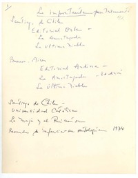 Lo importante para testamento