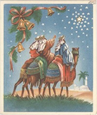 [Tarjeta] 1956 dic., [Santiago] [a] Gabriela Mistral