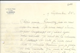 [Carta] 1935 sept. 9, [Francia] [a] [Gabriela Mistral]