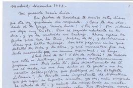 [Carta], 1977 dic. Madrid, España <a> María Luisa Bombal