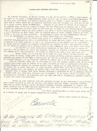 [Carta] 1946 mar. 22, Montreal [a] Gabriela Mistral