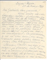 [Carta] 1949 mar. 25, Tagua-Tagua [Chile] [a] Gabriela Mistral