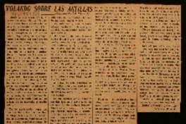 Volando sobre las Antillas