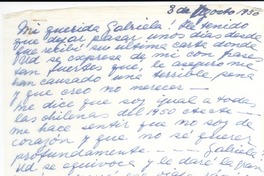 [Carta] 1950 ago. 3, [Santiago] [a] Gabriela Mistral