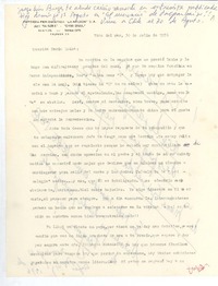 [Carta], 1976 jul. 30 Viña del Mar <a> María Luisa Bombal