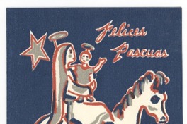 [Tarjeta] [1954], [Santiago, Chile] [a] Gabriela [Mistral]