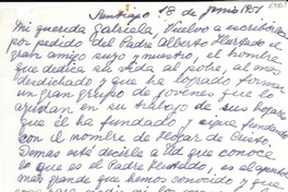 [Carta] 1951 jun. 18, Santiago [a] Gabriela Mistral