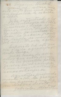 [Carta] [a] Suzanne Buchot