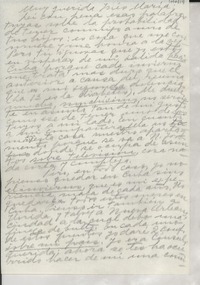 [Carta] [a] Inés María [Mendoza]