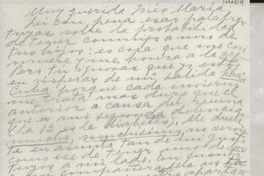 [Carta] [a] Inés María [Mendoza]