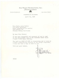 [Carta], 1948 abr. 16 California <a> María Luisa Bombal