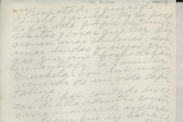 [Carta] [a] [Enrique] Bustos