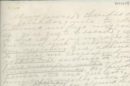 [Carta] [a] Claudia Lars