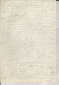 [Carta] [al] Ministro [de Relaciones Exteriores de Chile]