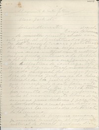 [Carta] [al] Ministro