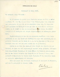 [Carta] 1933 jul. 16, Madrid [a] Gabriela Mistral