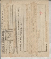 [Telegrama] 1945 Nov 22, New York [a] Lucila Godoy Alcayaga, Petrópolis