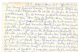 [Carta], 1972 ago. 25 Buenos Aires, Argentina <a> María Urzúa