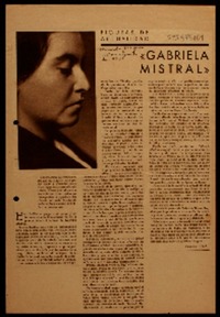 Gabriela Mistral
