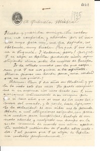 [Carta] 1935 ago. 9, Luzmela, [España] [a] Gabriela Mistral