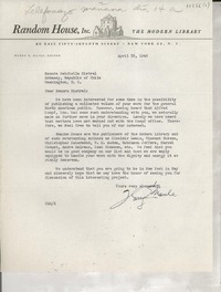 [Carta] 1946 Apr. 25, New York [a] Gabriela Mistral, Washington D. C.