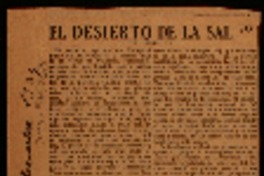 El desierto de la sal