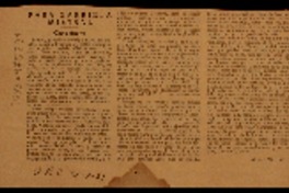 Para Gabriela Mistral carta abierta