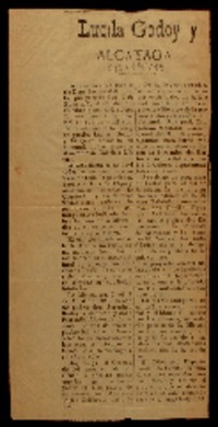 Lucila Godoy y Alcayaga