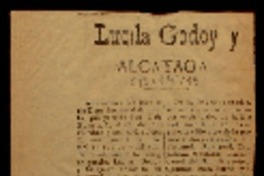 Lucila Godoy y Alcayaga